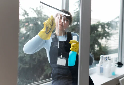 Nettoyage de vitres intérieures et extérieures aux Hautes-Rivières